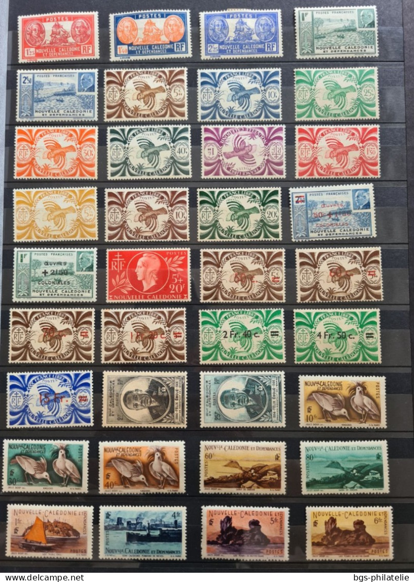 Collection de timbres de colonies Françaises neufs ** et neufs *.