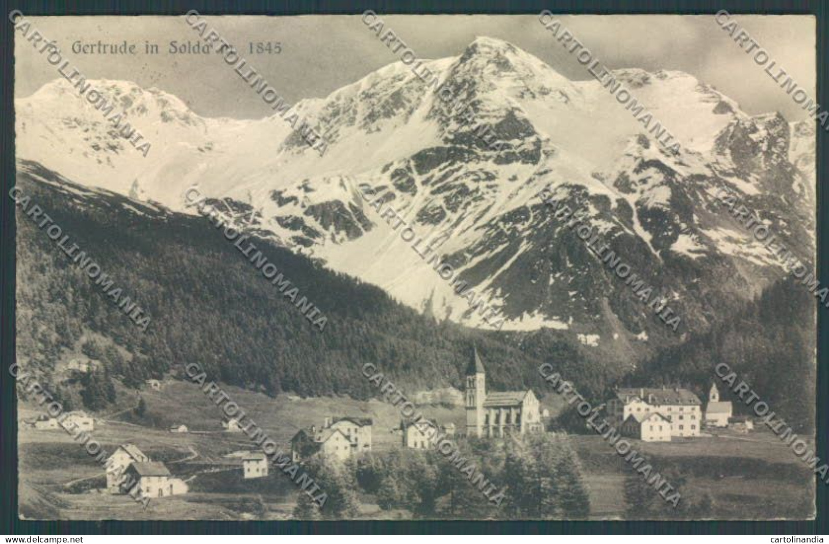 Bolzano Stelvio Solda Santa Gertrude Cartolina ZT9811 - Bolzano (Bozen)