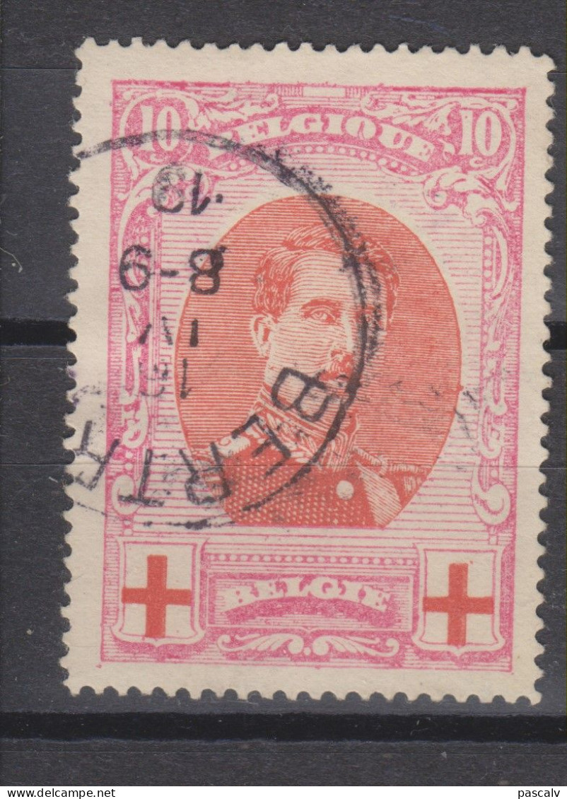 COB 133 Oblitération Centrale BERTRIX - 1914-1915 Croix-Rouge