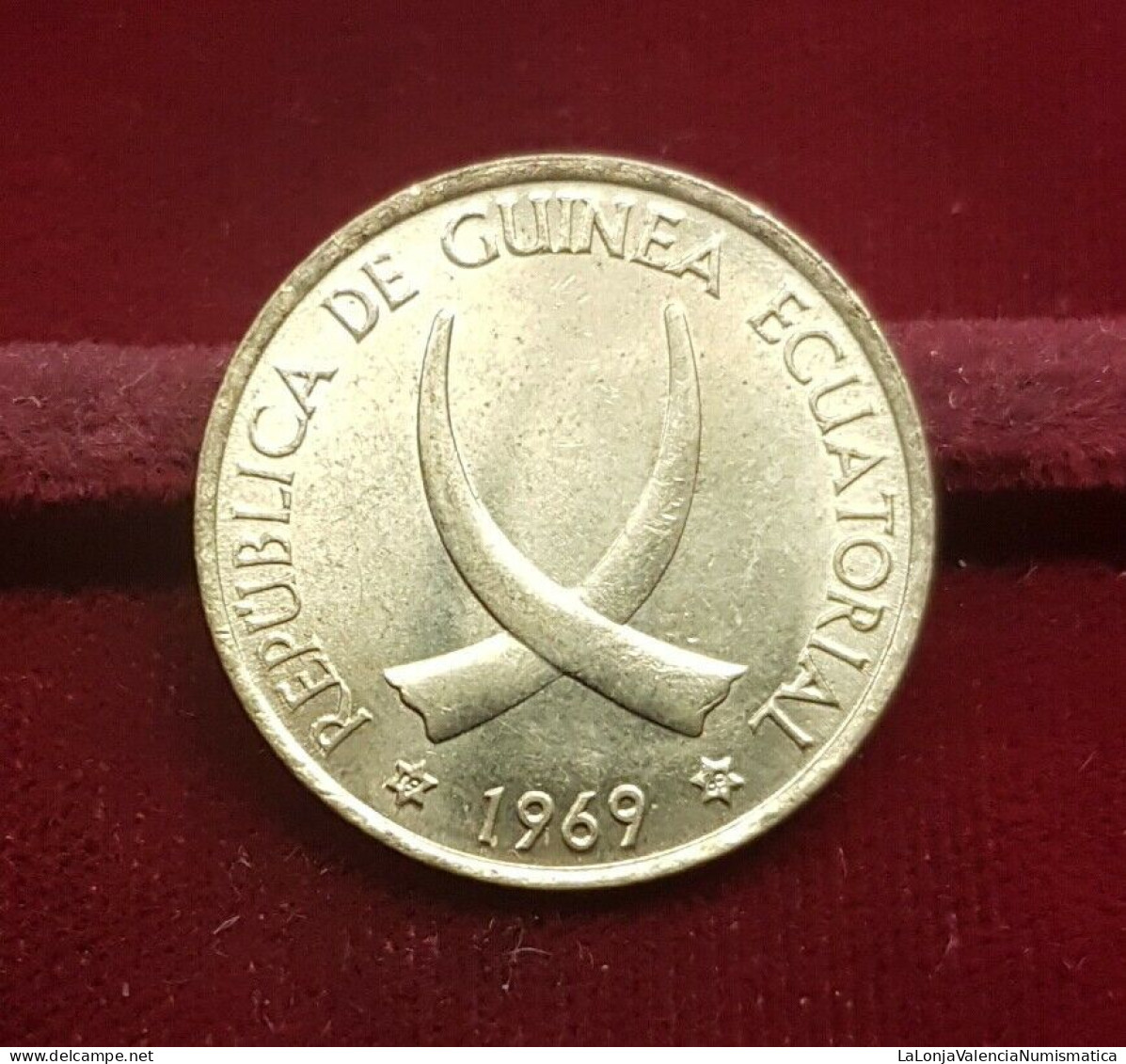 Guinea Ecuatorial Equatorial 1 Peseta Guineana 1969 *69 Km 1 Sc Unc - Equatorial Guinea