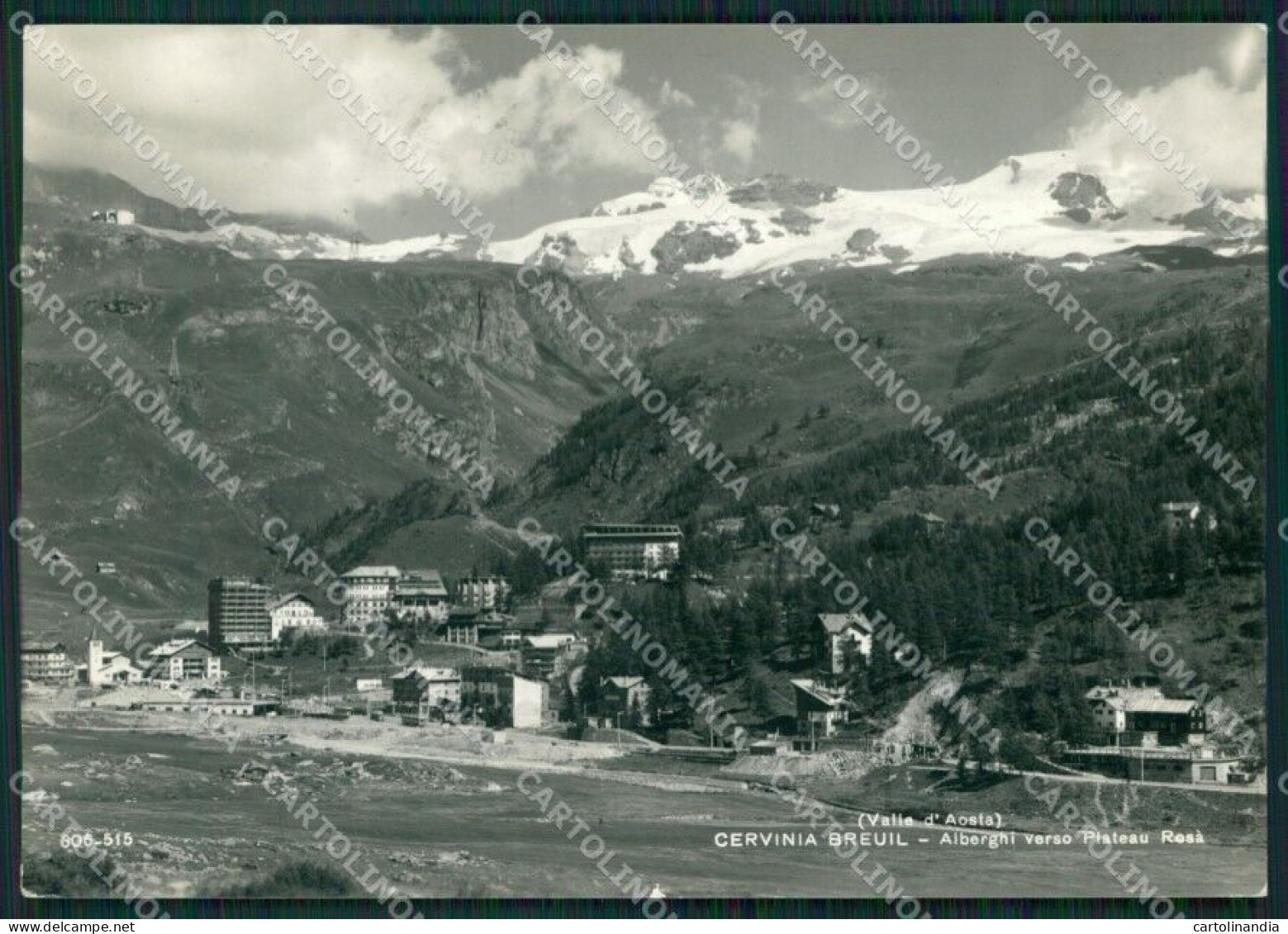 Aosta Valtournanche Cervinia Breuil Foto FG Cartolina ZK5322 - Aosta