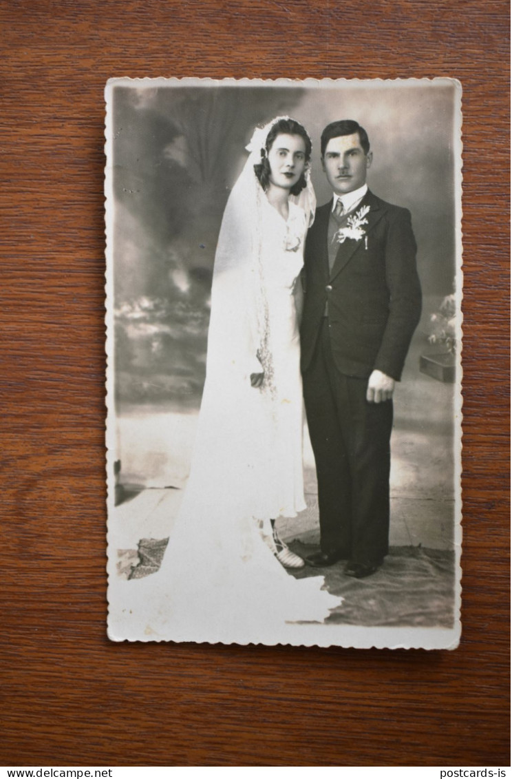 F1964 Photo Romania Bride Groom Wedding Couple - Photographs