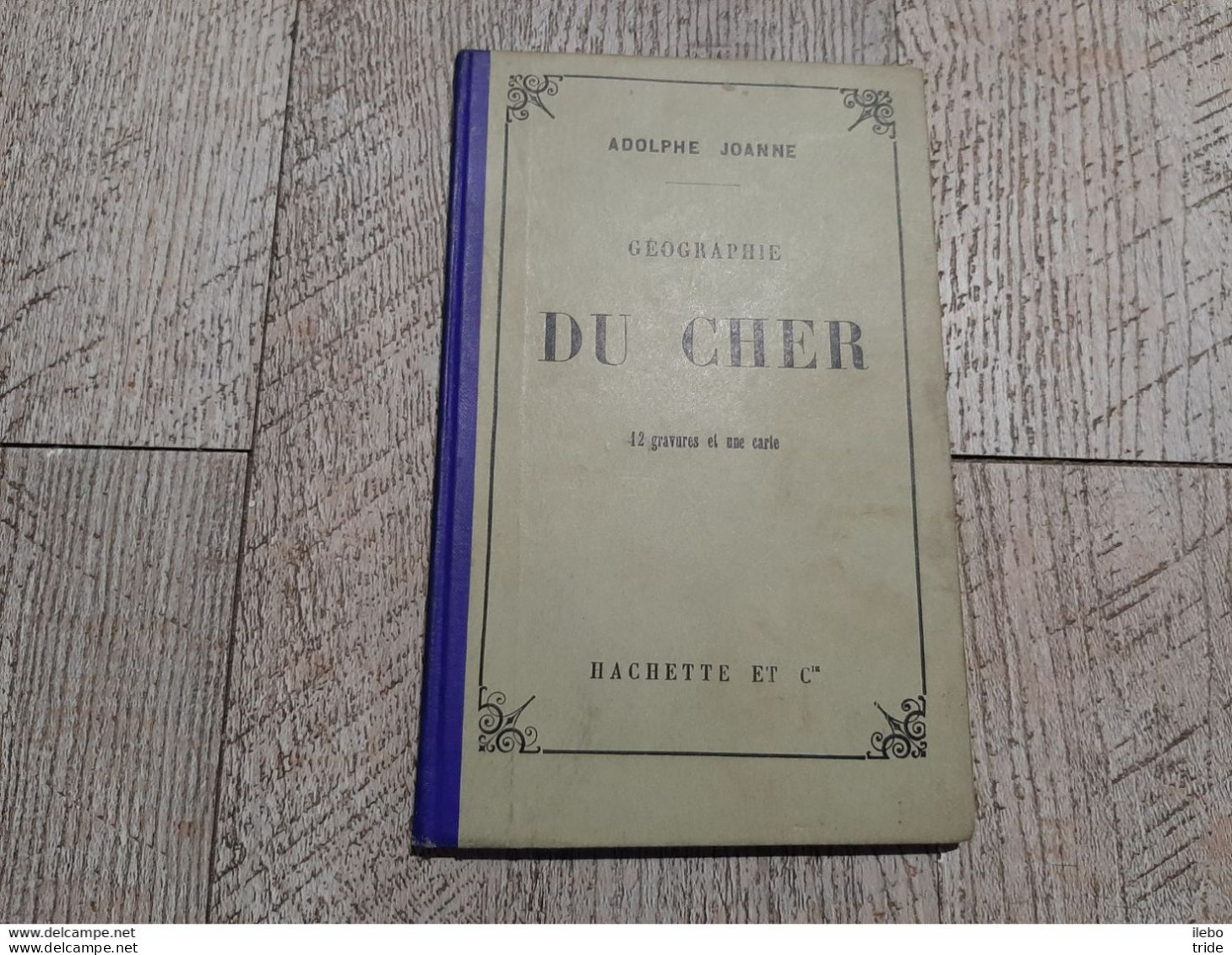 Guide Joanne Géographie Du Cher 1896 Gravures Carte Complet - Aardrijkskunde