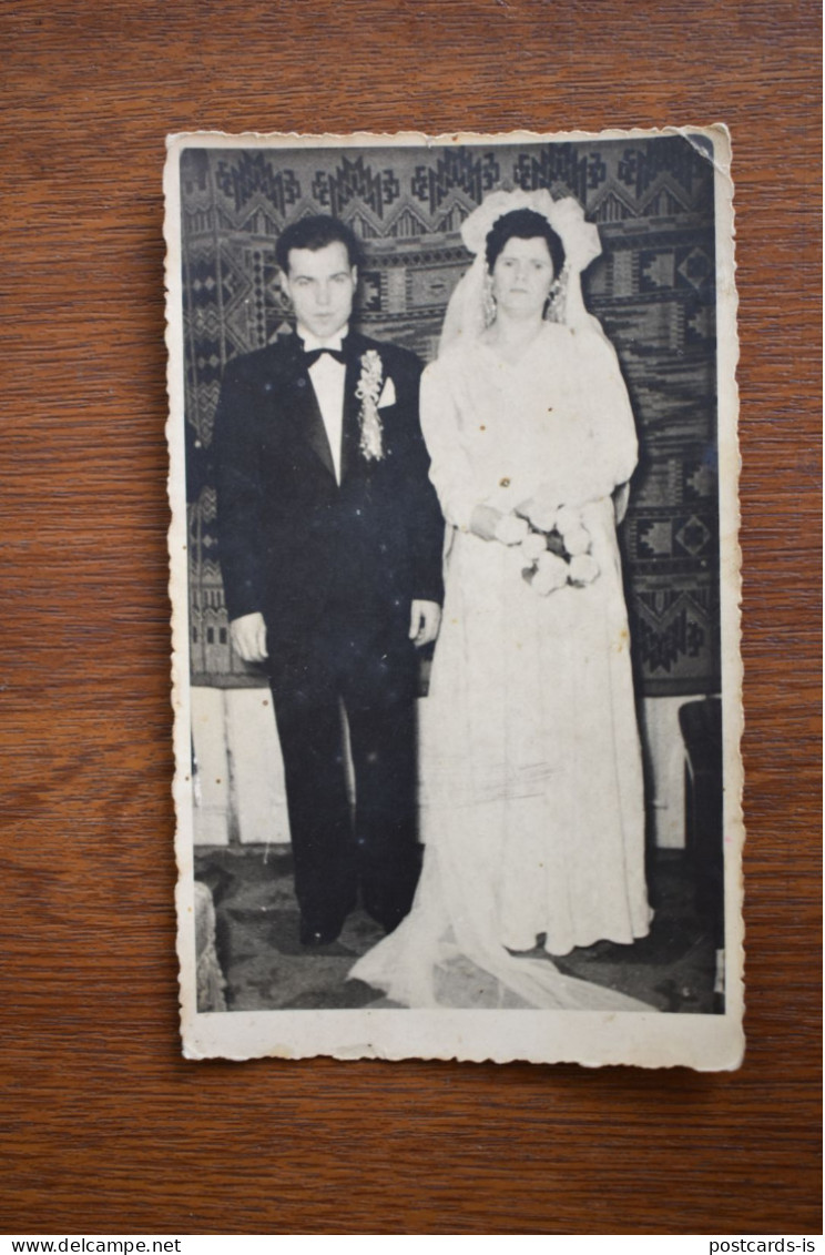 F1965 Photo Romania Bride Groom Wedding Couple - Photographs