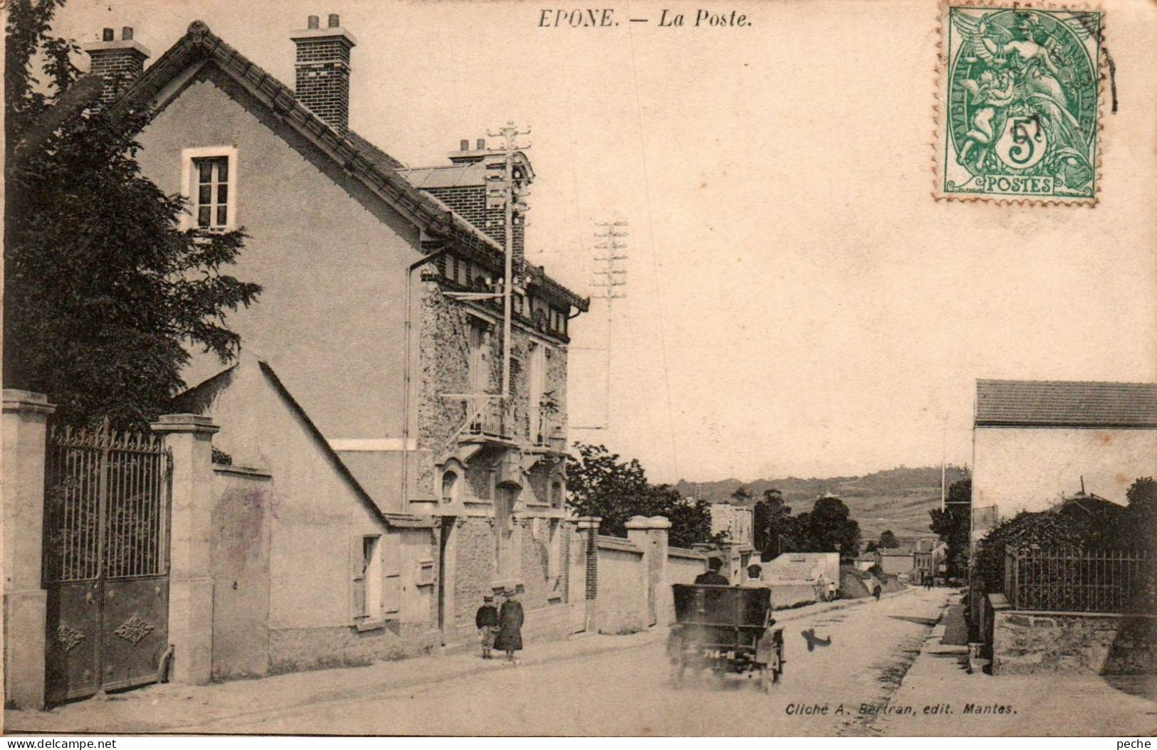 N°50 W -cpa Epone -la Poste- - Postal Services