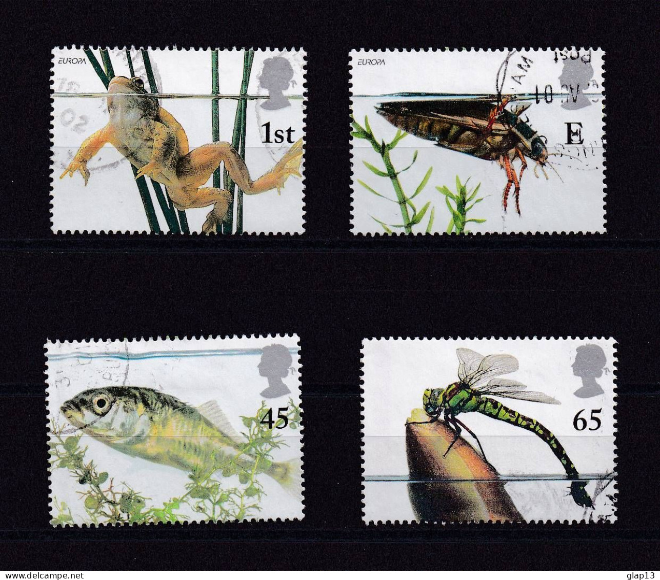 GRANDE-BRETAGNE 2001 TIMBRE N°2262/65 OBLITERE ANIMAUX - Gebraucht