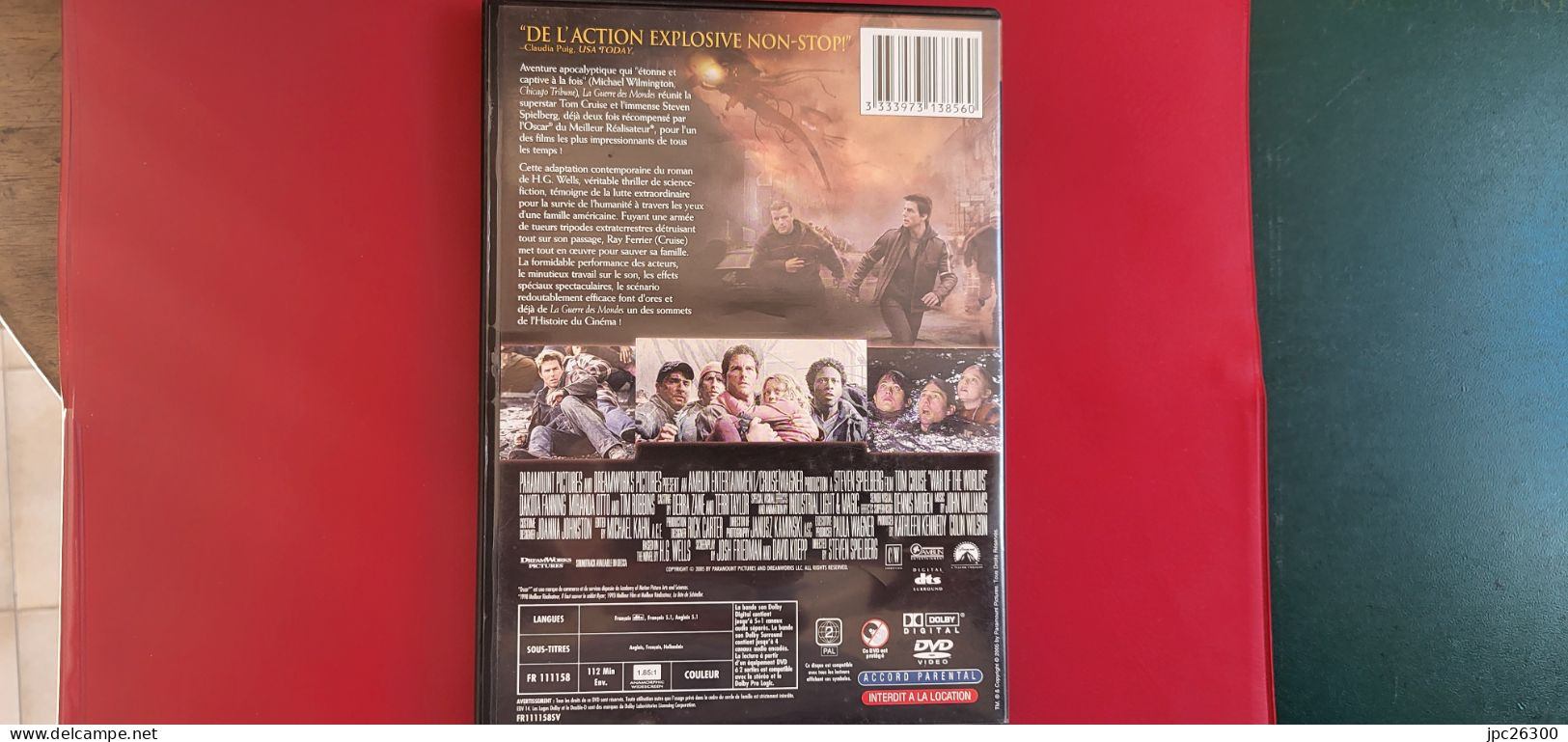 DVD  La Guerre Des Mondes - Tom Cruise - Other & Unclassified