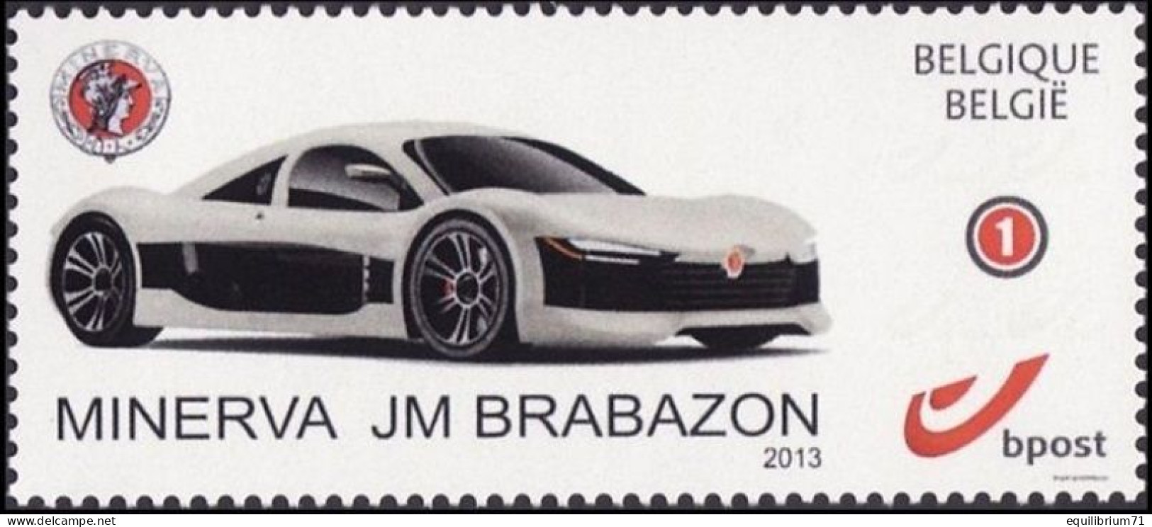 DUOSTAMP** / MYSTAMP** - Minerva JM Brabazon 2013 - Automobilismo