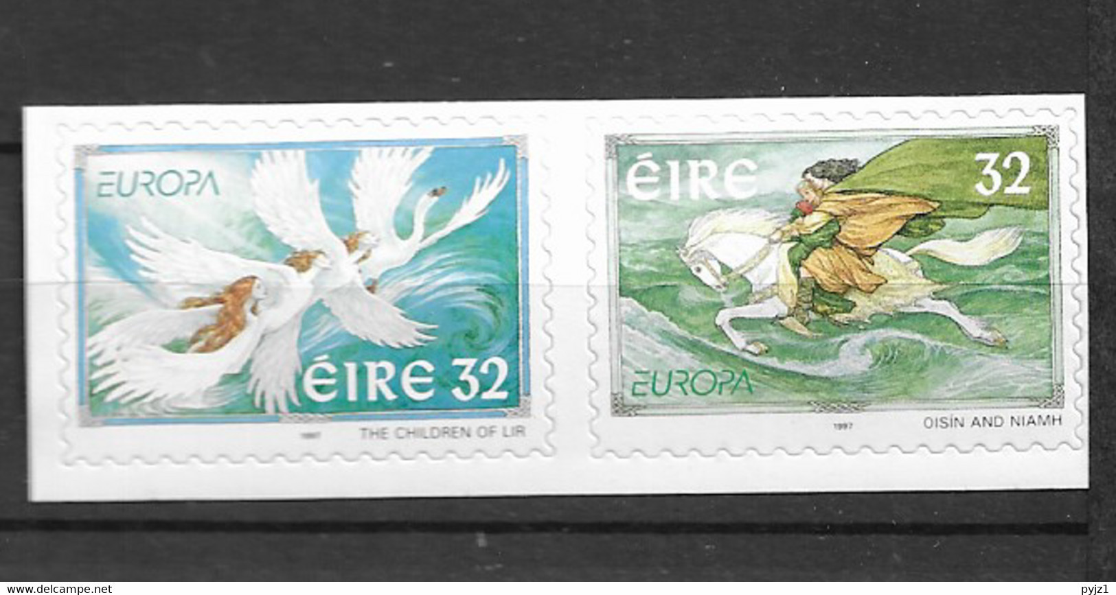 1997 MNH Ireland, Michel 1002-03 Postfris** - Nuevos