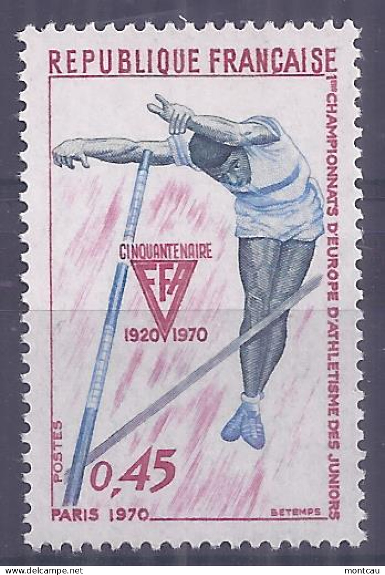 Francia 1970. Camp Atletismo  YT = 1650(**) - Nuovi