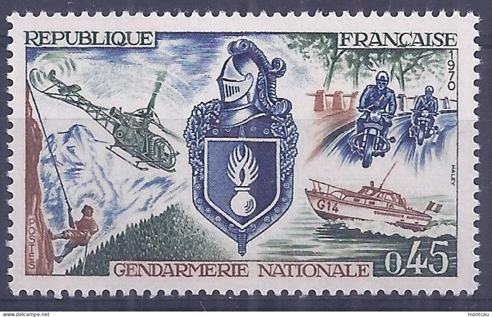 Francia 1970. Gendarmeria Nacional YT = 1622 (**) - Nuovi
