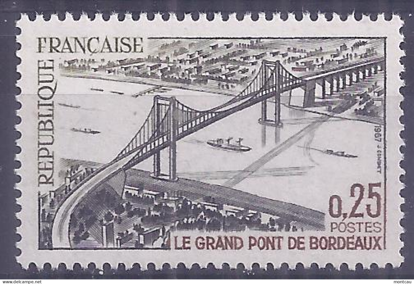 Francia 1967. Puente De Burdeos YT = 1524 (**) - Unused Stamps