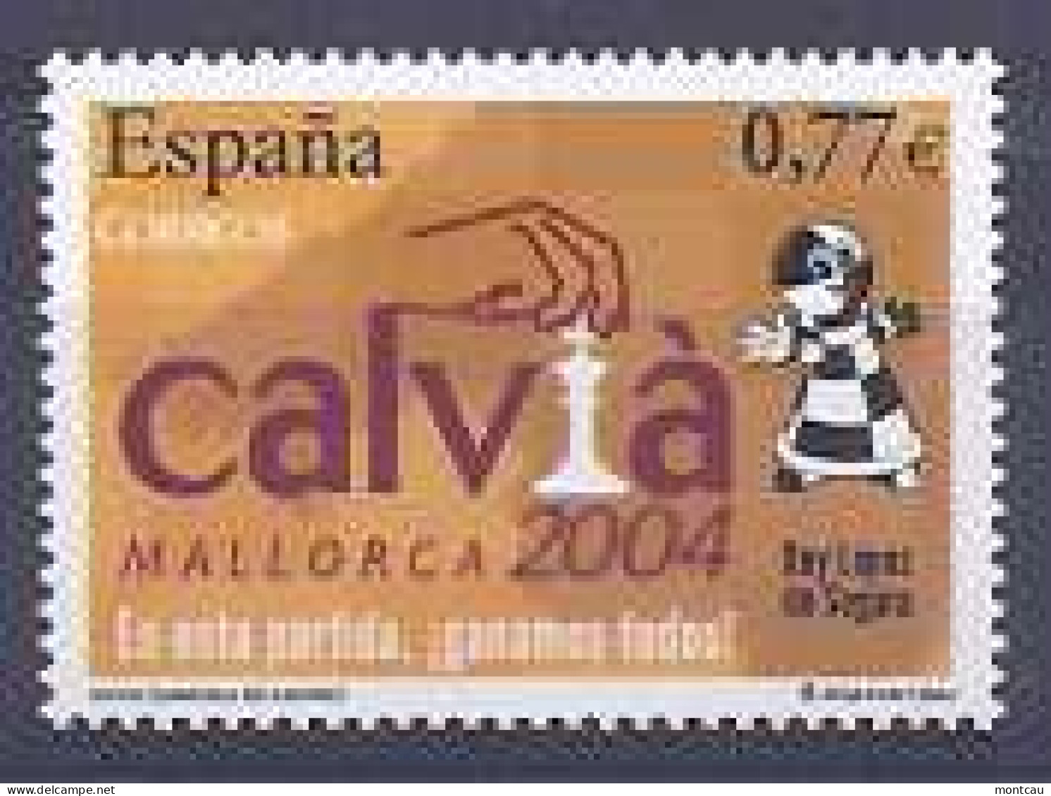 Spain Chess 2004 - 36 Olympiad - Calvia Ed 4070 (**) - Scacchi