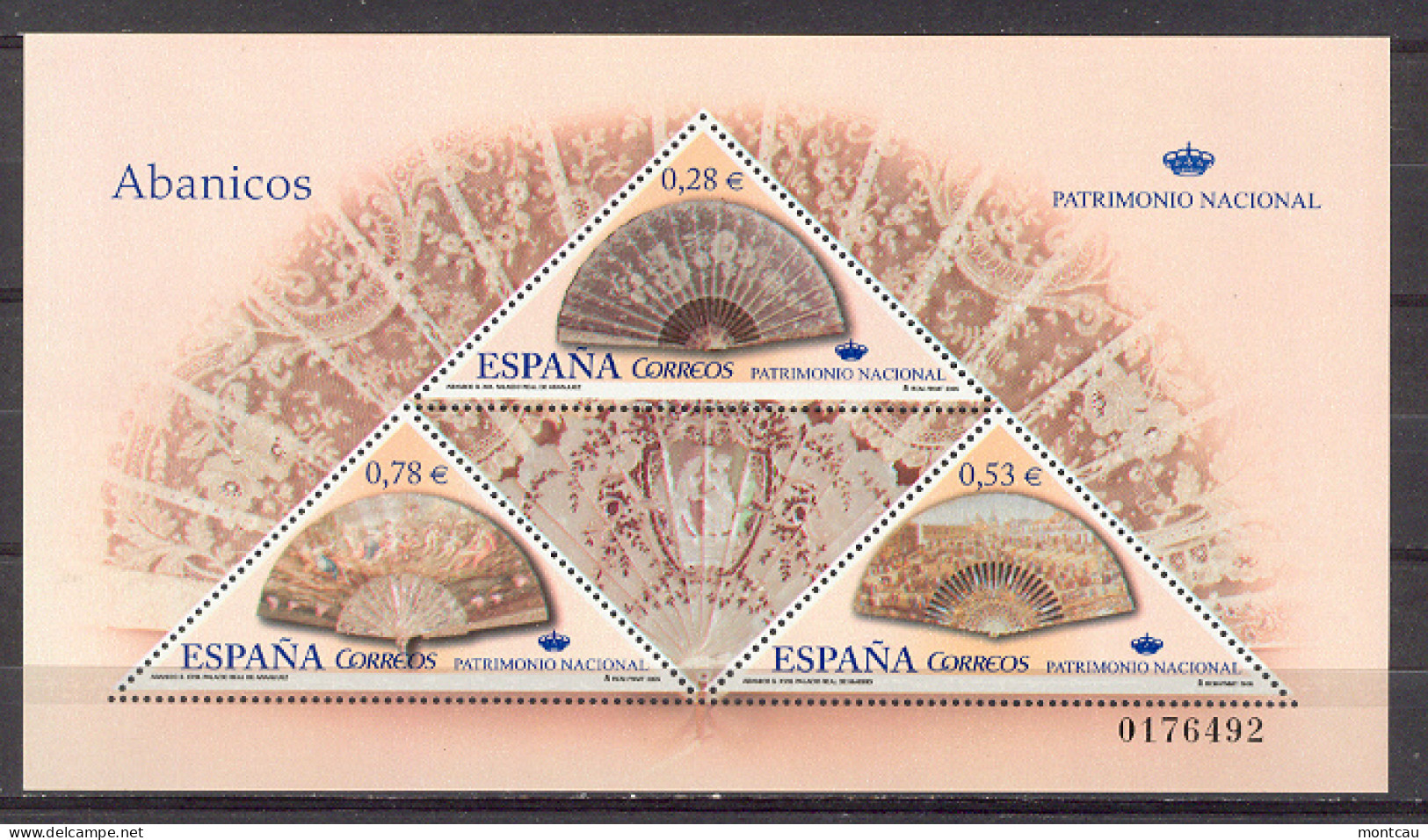 Spain 2005 Patrimonio Abanicos Ed 4164 (**) - Glas & Fenster