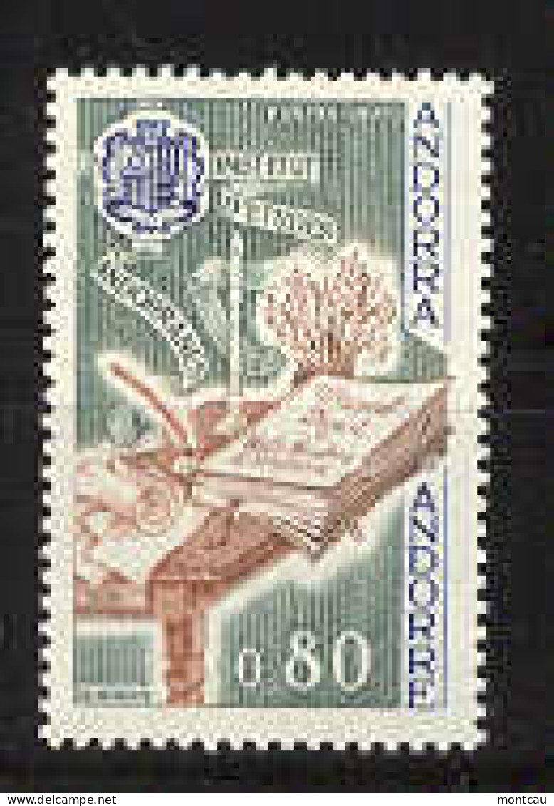 Andorra -Franc 1977 E. Andorranos Y=263 E=284 Sc=256 (**) - Unused Stamps