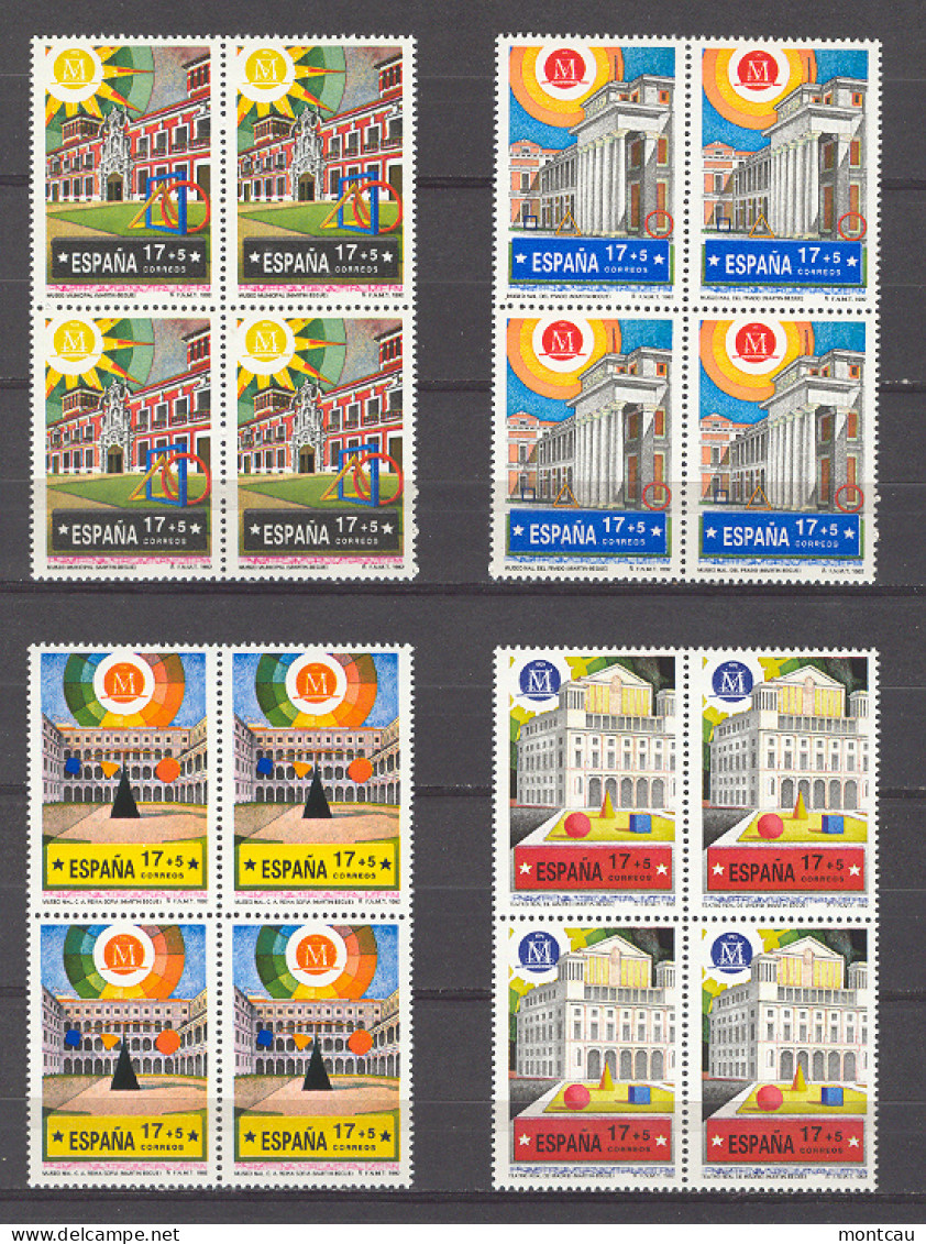 Spain 1992 - Madrid Capital Cultural Ed 3228-31 (**) Bl - Unused Stamps