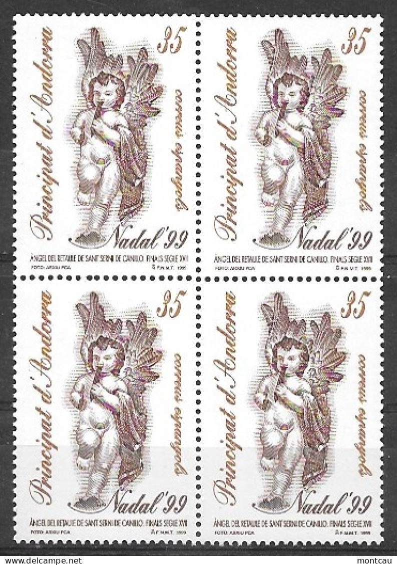 Andorra - 1999, Navidad Ed 274 (**) Bk - Nuevos