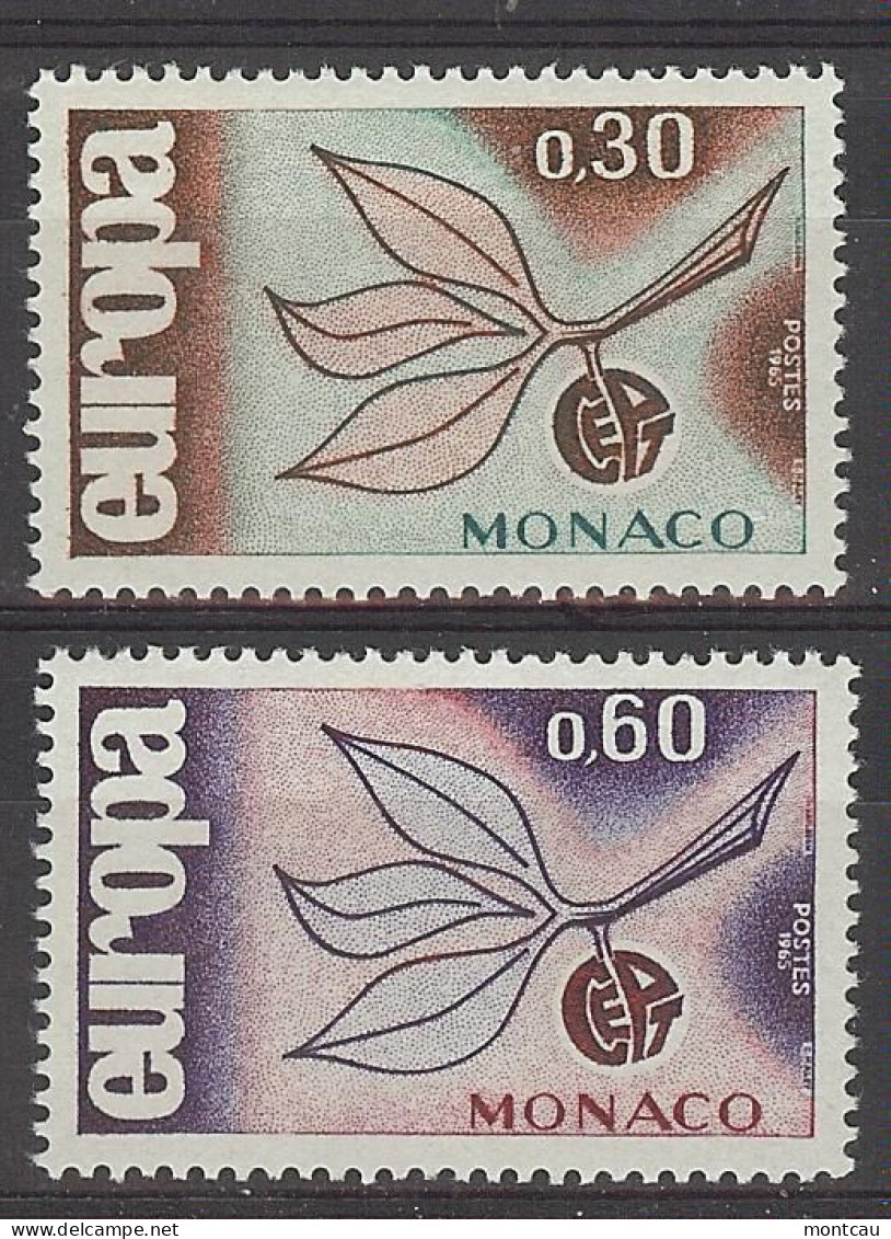 Europa 1965. Monaco Mi 810-11 (**) - 1965