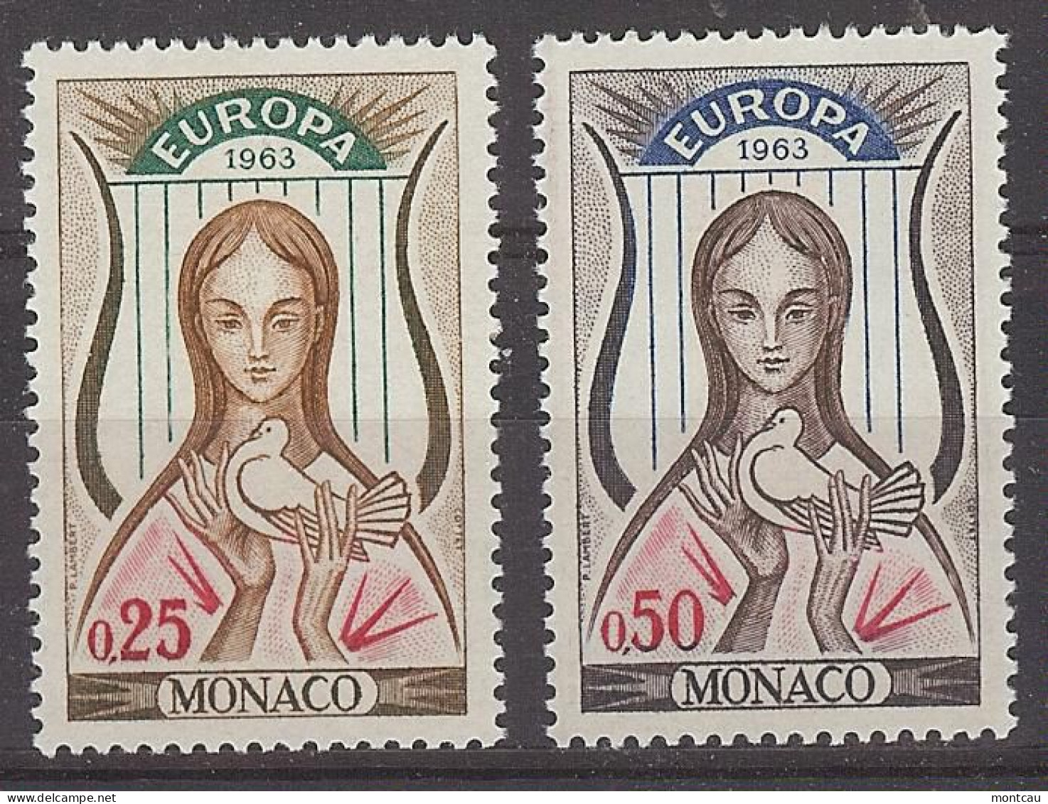 Europa 1963. Monaco Mi 742 (**) - 1963