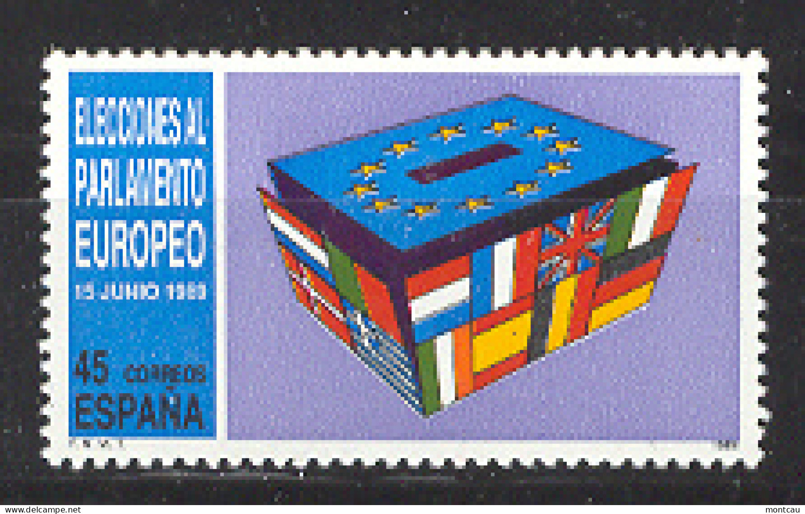 Spain 1989 - Elecciones Parlamento Eur Ed 3015 (**) - Instituciones Europeas