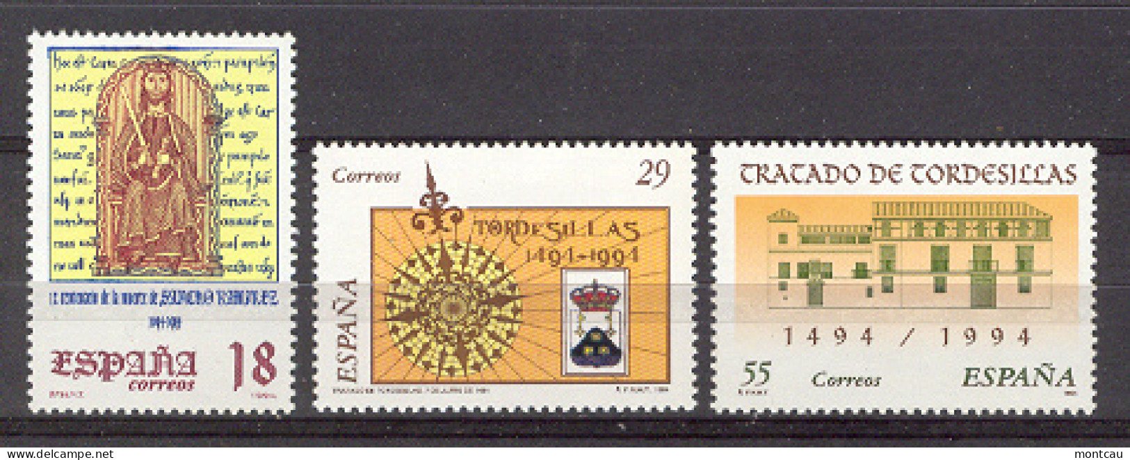 Spain 1994. Efemerides Ed 3309-11 (**) - Unused Stamps