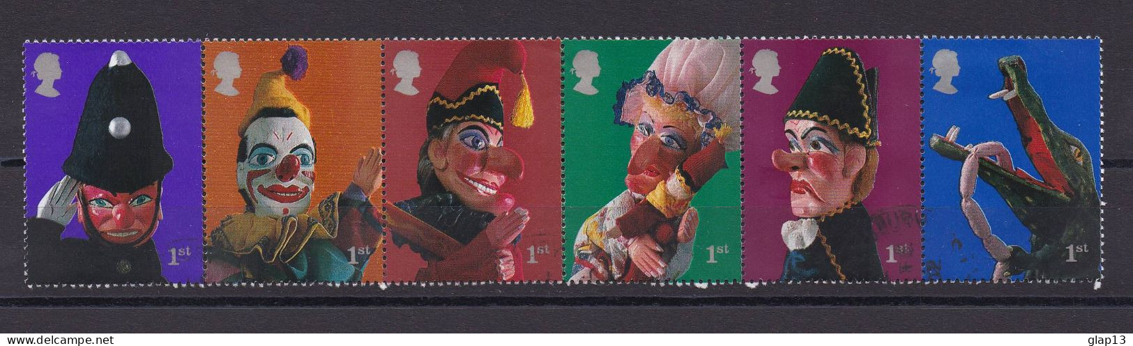 GRANDE-BRETAGNE 2001 TIMBRE N°2266/71 OBLITERE MARIONNETTES - Used Stamps