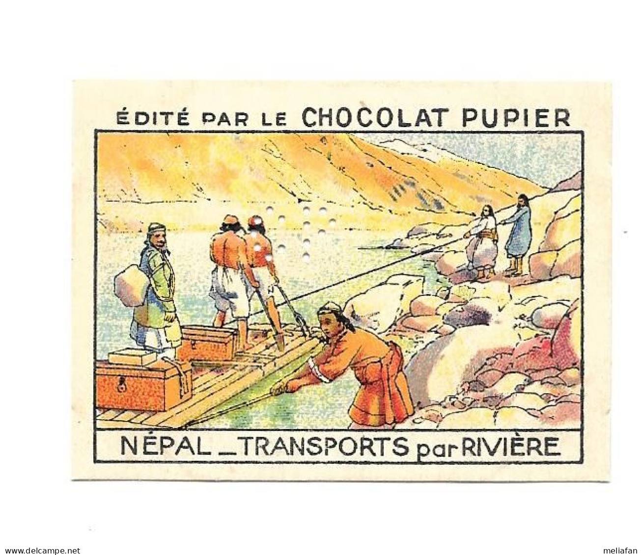 DN68 - IMAGES PUPIER - NEPAL - TRANSPORT PAR RIVIERE - Sonstige & Ohne Zuordnung