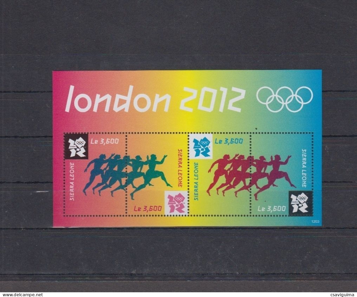 Sierra Leone - 2012 - Olympic Games - Yv 4730/33 - Verano 2012: Londres
