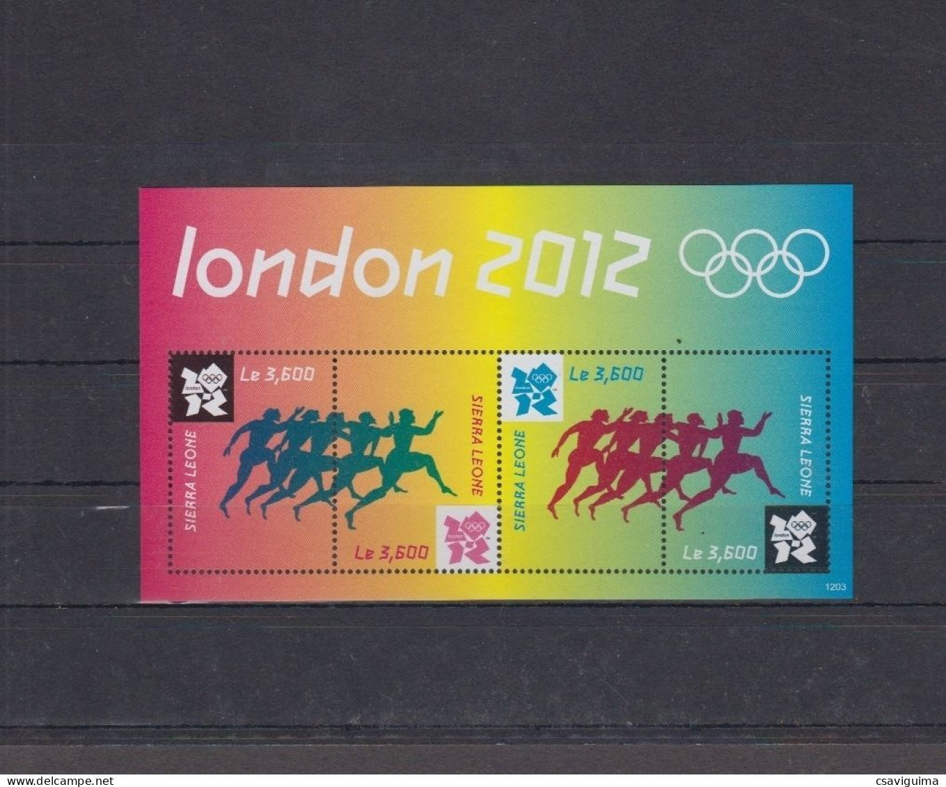 Sierra Leone - 2012 - Olympic Games - Yv 4730/33 - Sommer 2012: London