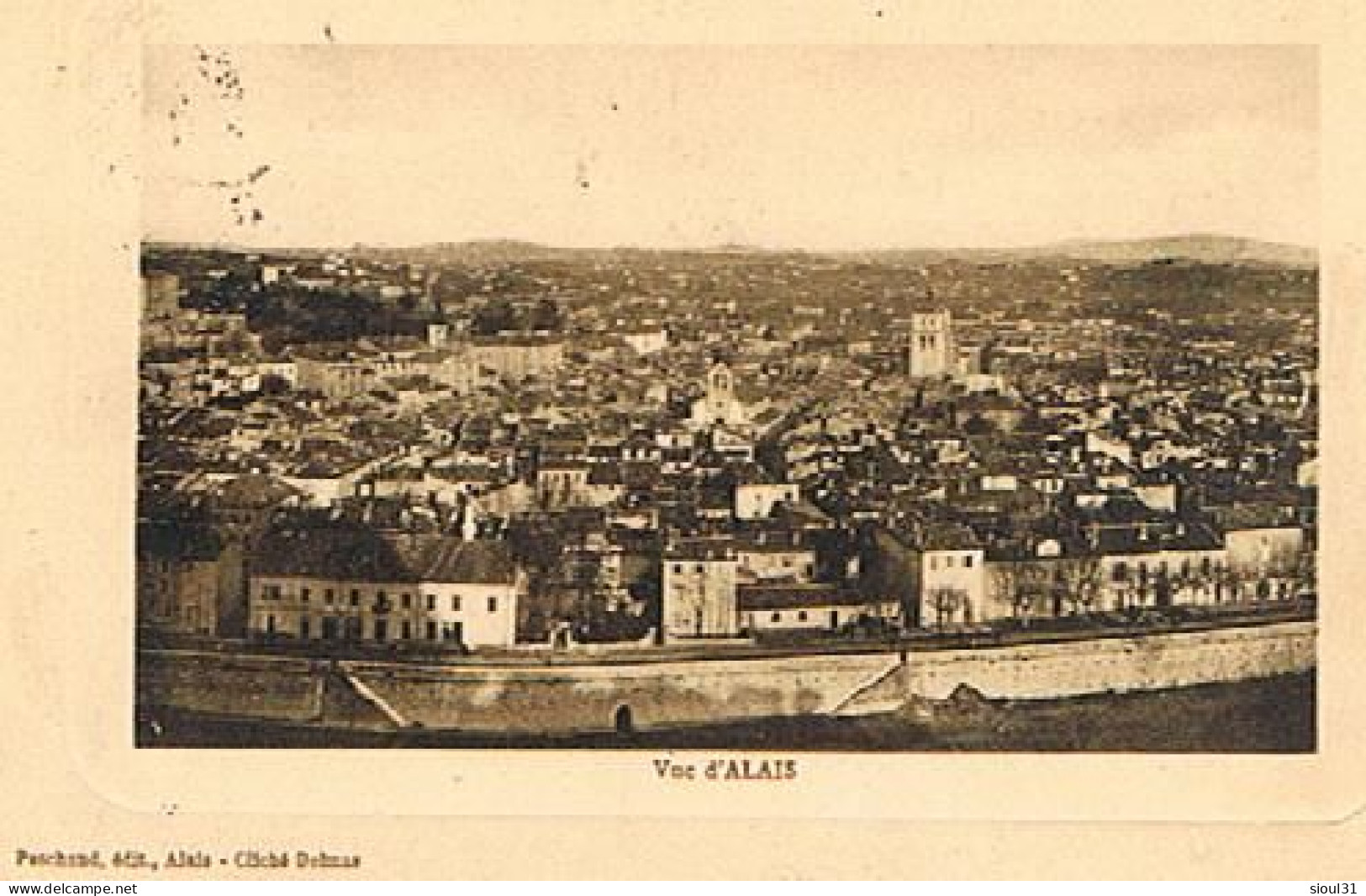 30 ALAIS ALES  VUE 1911 - Alès