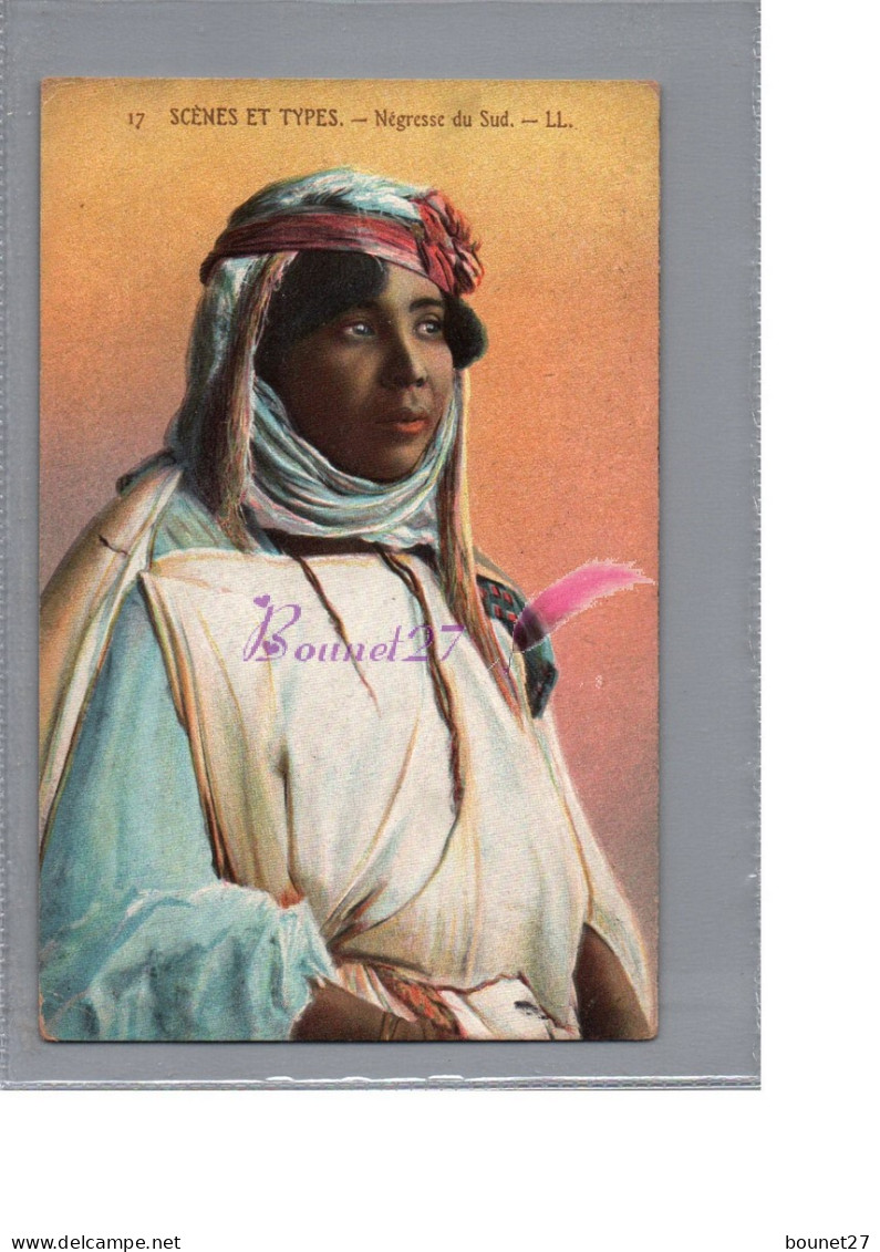 CPA - Scenes Et Types Une Jolie Femme Negresse Du Sud 1909 Alger - Trachten
