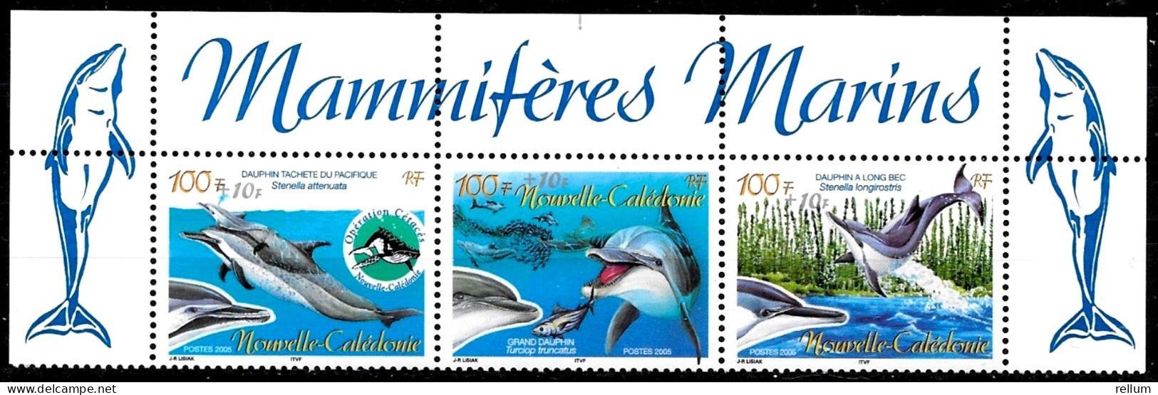 Nouvelle Calédonie 2005 - Yvert Et Tellier Nr. 965/967 Se Tenant - Michel Nr. 1362 A/C Zusammenhängend ** - Unused Stamps