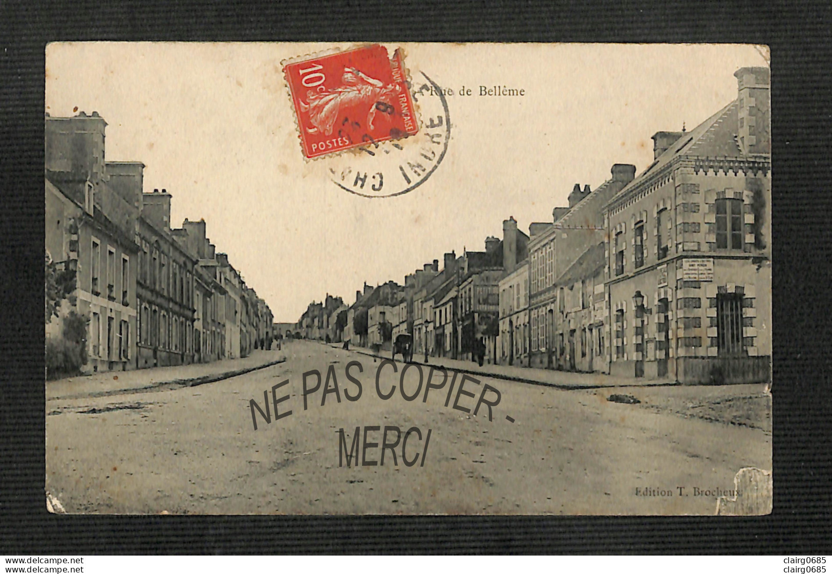 61 - MORTAGNE - Place De Bellème  - 191? (peu Courante) - Mortagne Au Perche