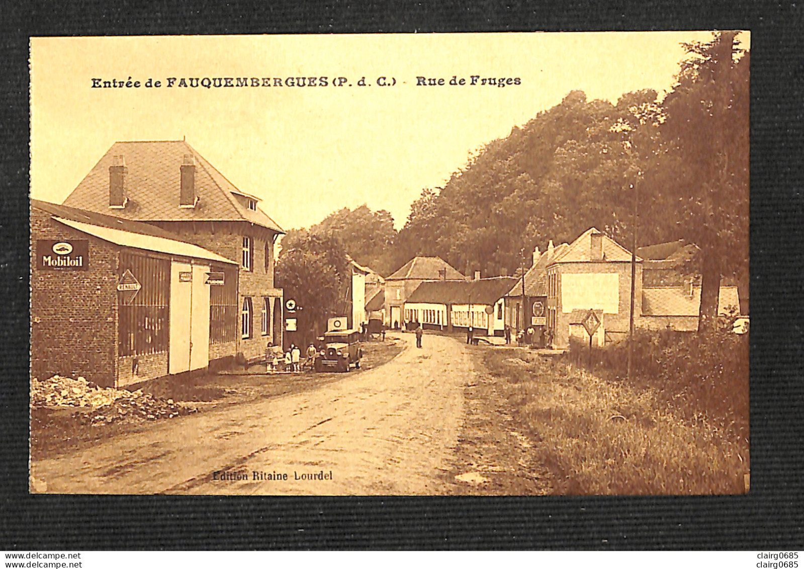 62 - FAUQUEMBERGUES - Entrée - Rue De Fruges - Fauquembergues