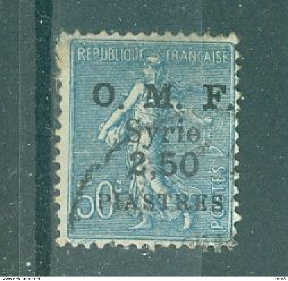 SYRIE - N°113 Oblitéré. Timbres De France De 1920-22 Surchargé. - Usati