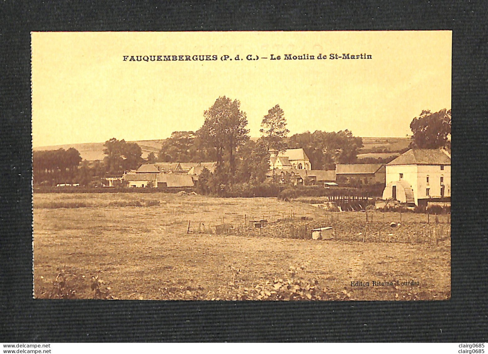 62 - FAUQUEMBERGUES - Le Moulin De Saint-Martin - TBE - Fauquembergues