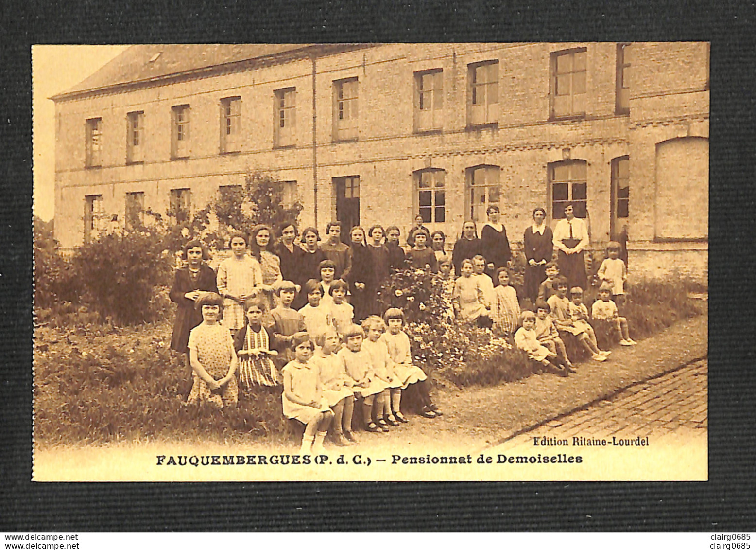 62 - FAUQUEMBERGUES - Pensionnat De Demoiselles - TBE - Fauquembergues