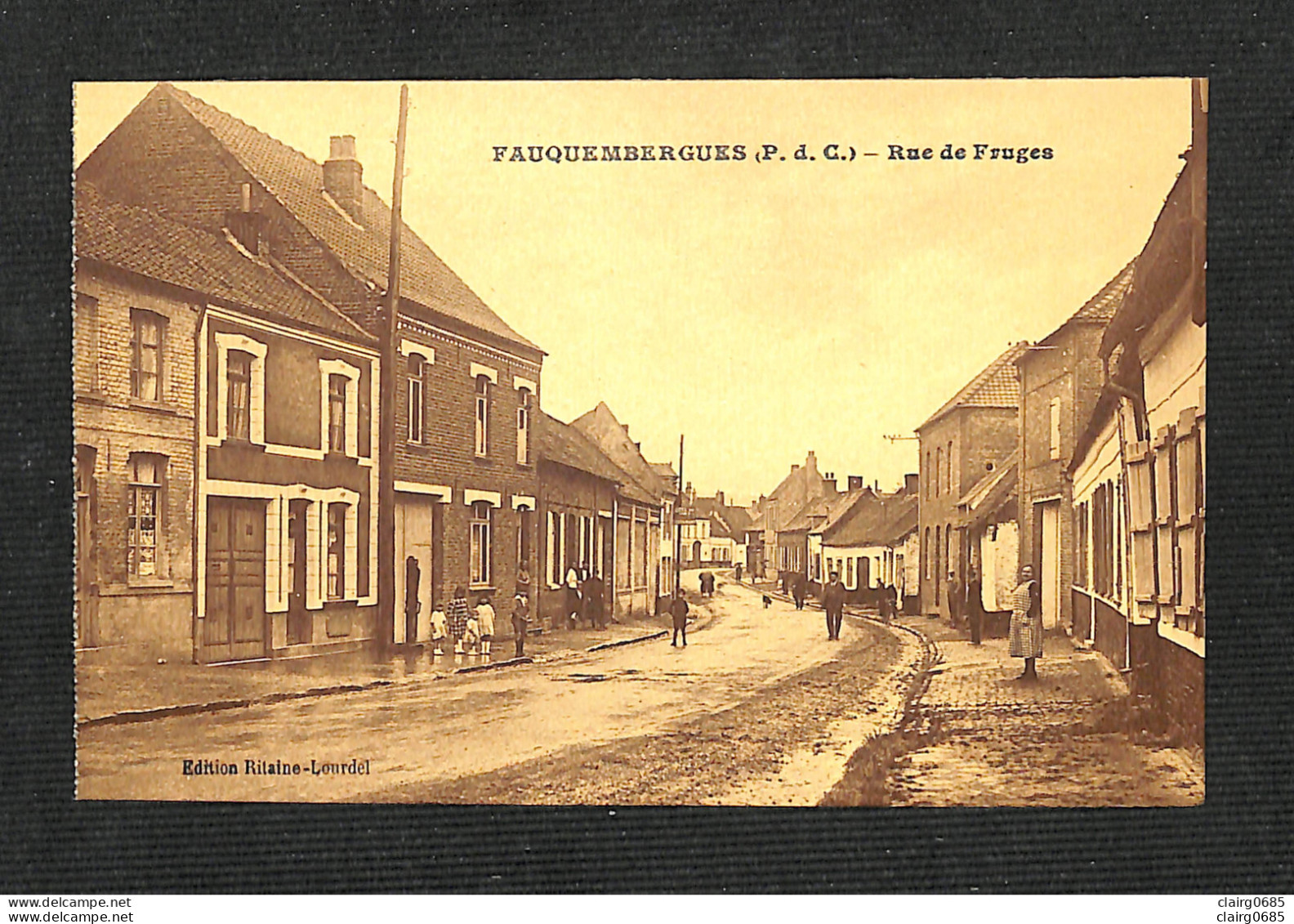 62 - FAUQUEMBERGUES - Rue De Fruges - TBE - Fauquembergues