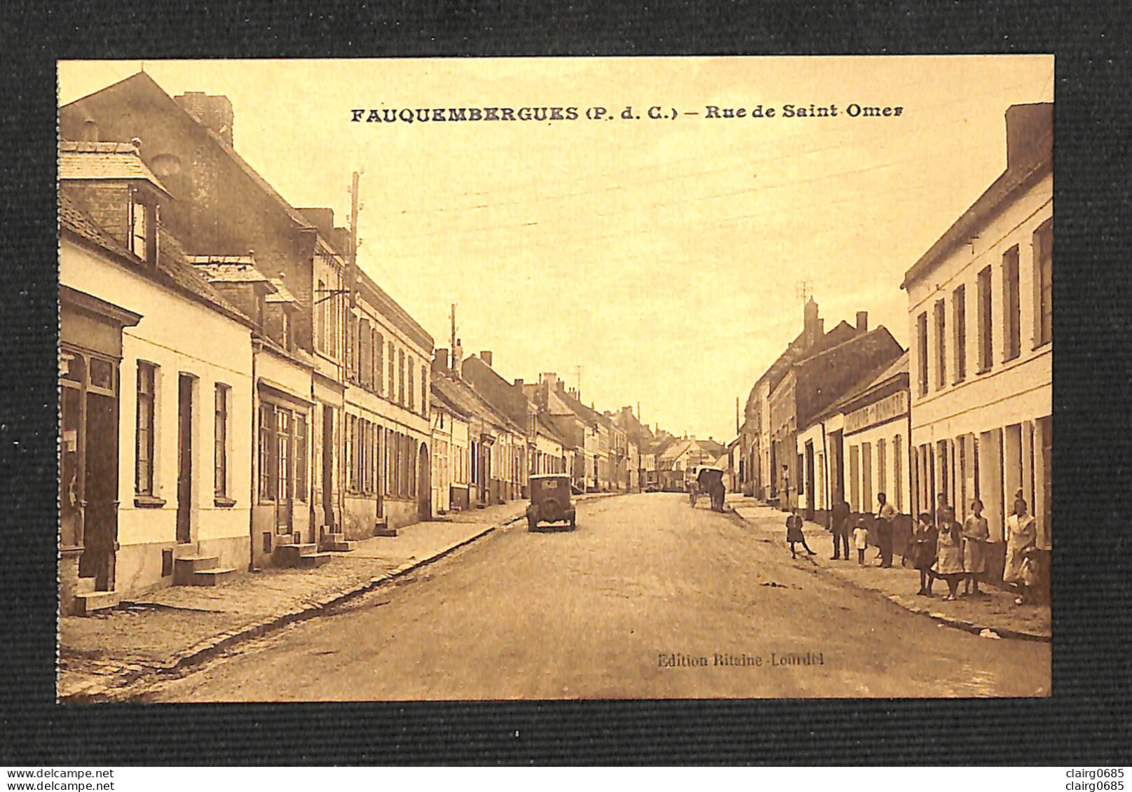 62 - FAUQUEMBERGUES - Rue De Saint-Omer - TBE - Fauquembergues