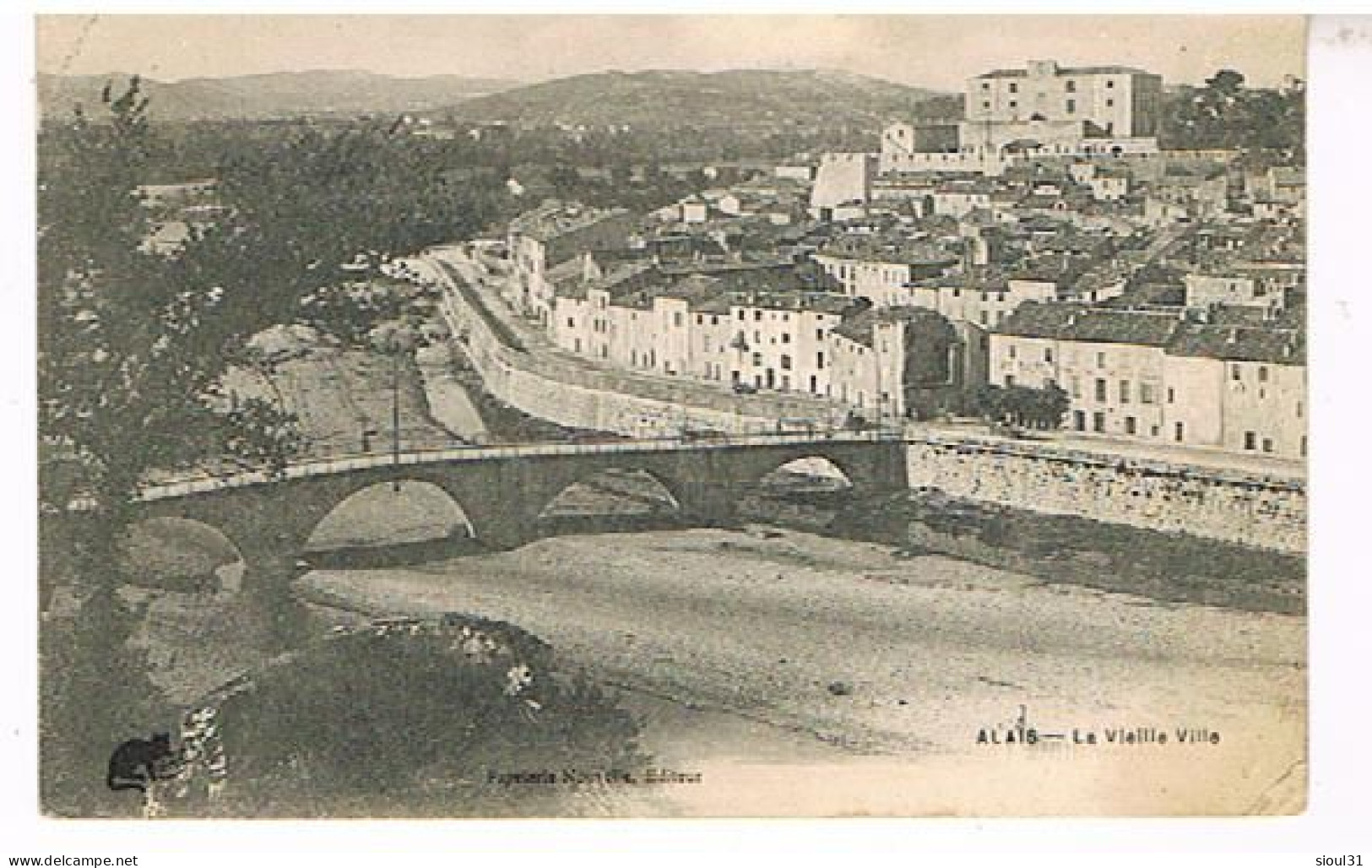 30 ALAIS ALES  LA VIEILLE VILLE  1908 - Alès