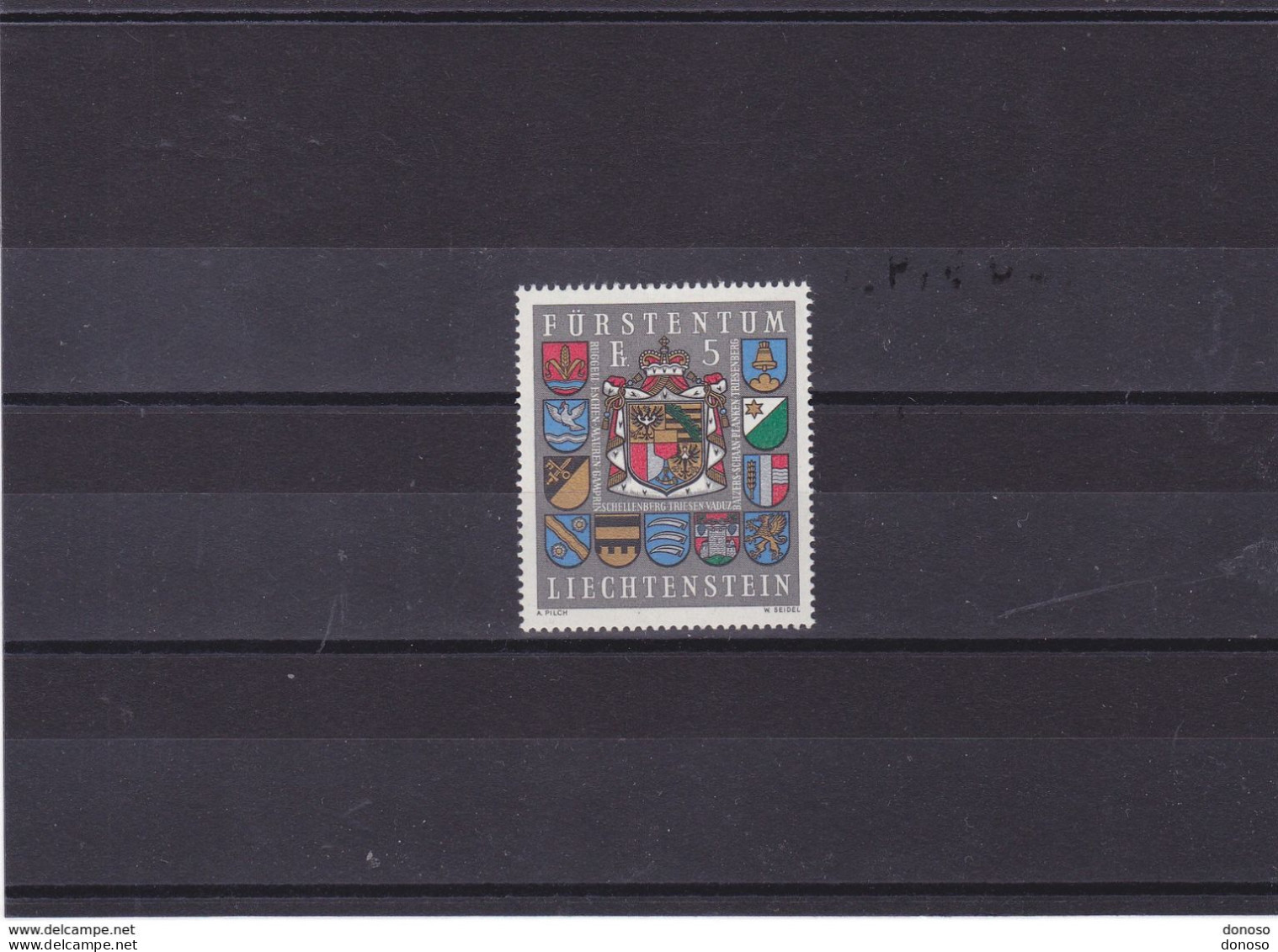 LIECHTENSTEIN 1973 ARMOIRIES Yvert 537, Michel 590 NEUF** MNH Cote 8 Euros - Neufs