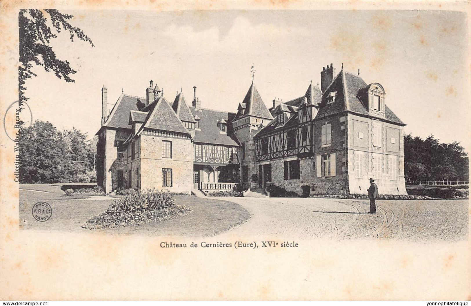 27 - EURE - Canton de BERNAY - LOT DE 20 CPA Châteaux - LOT 27-10G