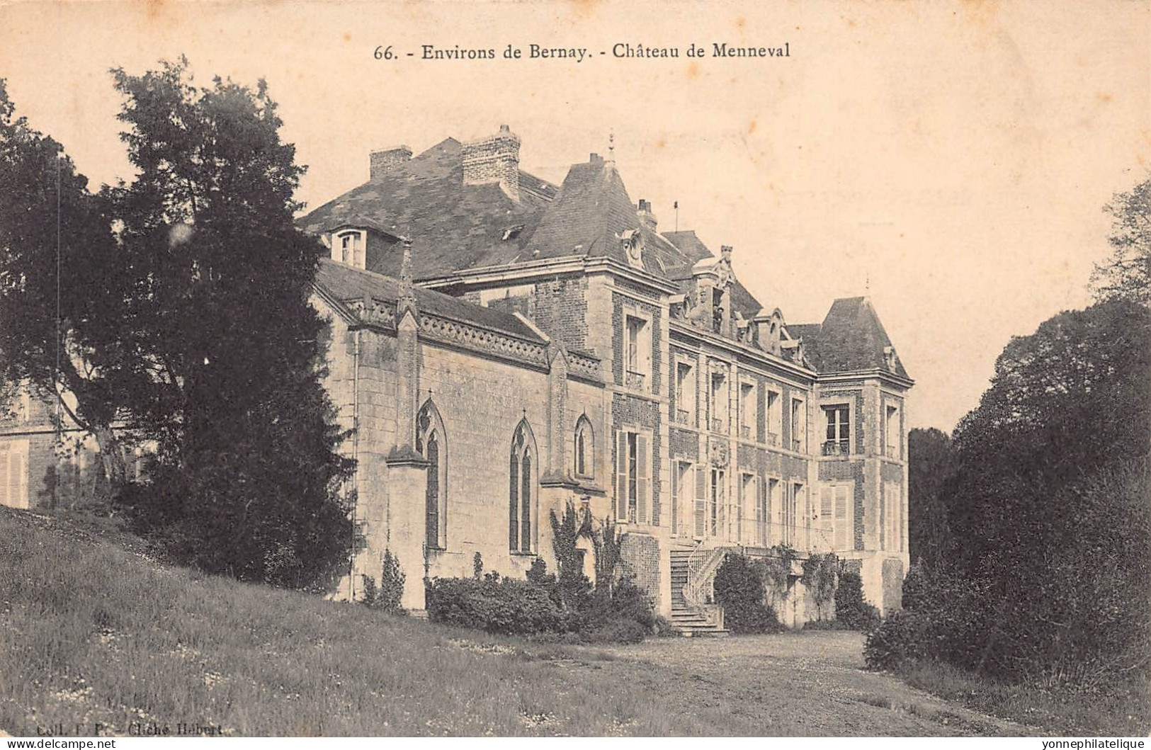 27 - EURE - Canton de BERNAY - LOT DE 20 CPA Châteaux - LOT 27-10G