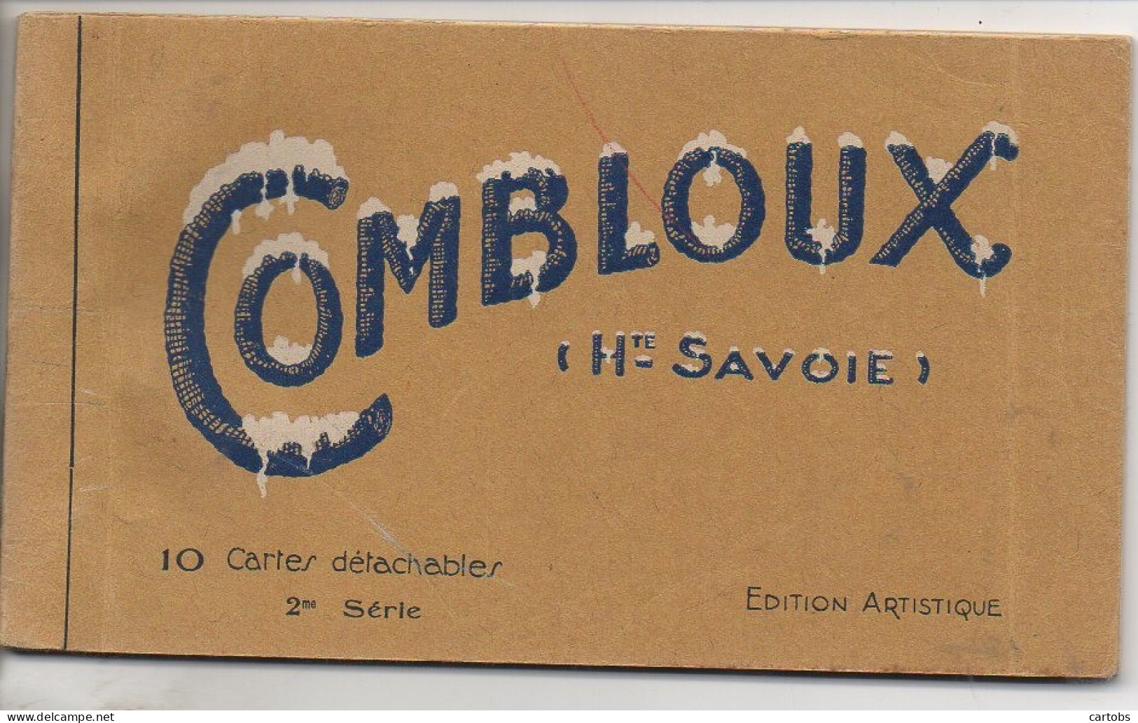 74 COMBLOUX Carnet De 10 Cartes - 2eme Série - Combloux