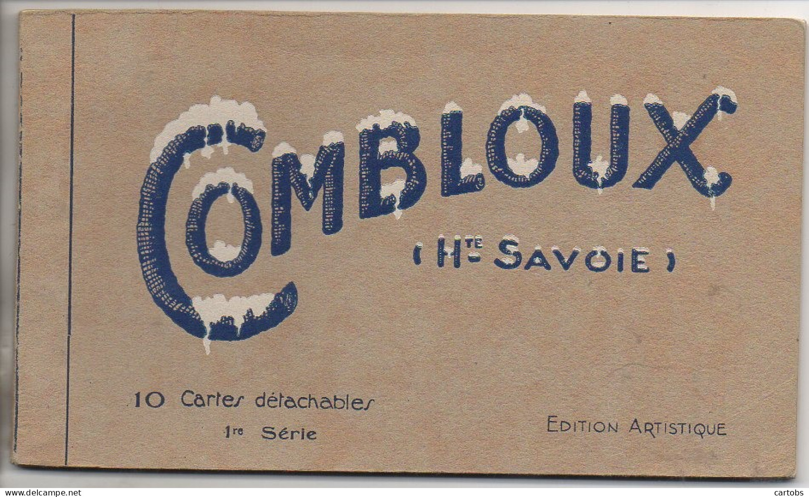 74 COMBLOUX Carnet De 10 Cartes - 1ère Série - Combloux