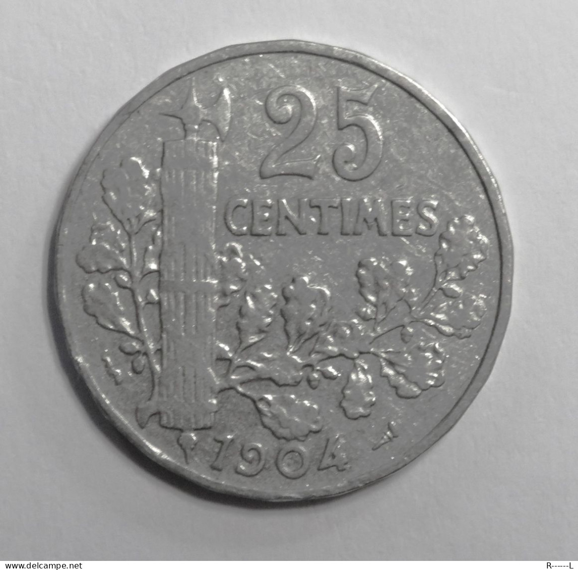 25 Cents Patey Faisceau 1904 - 25 Centimes