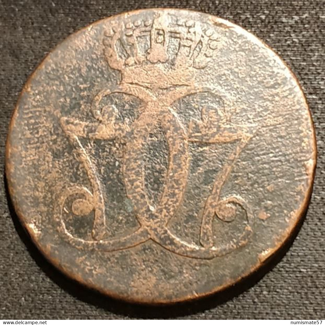 DANEMARK - DENMARK - 1 SKILLING 1771 - Christian VII - KM 616 - Dinamarca