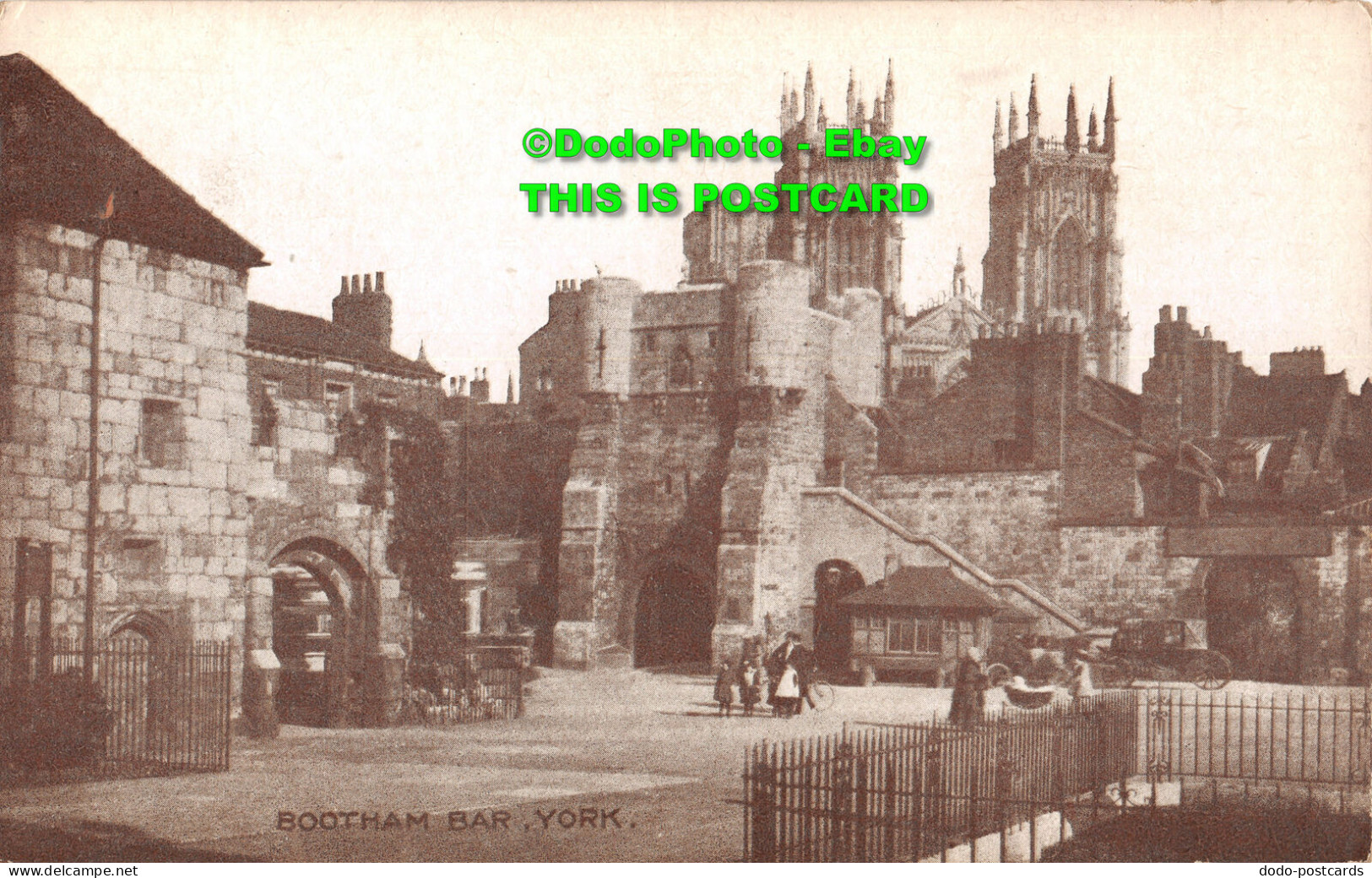 R392024 York. Bootham Bar. P. P. C. Reb Series. No. 4654 - Monde