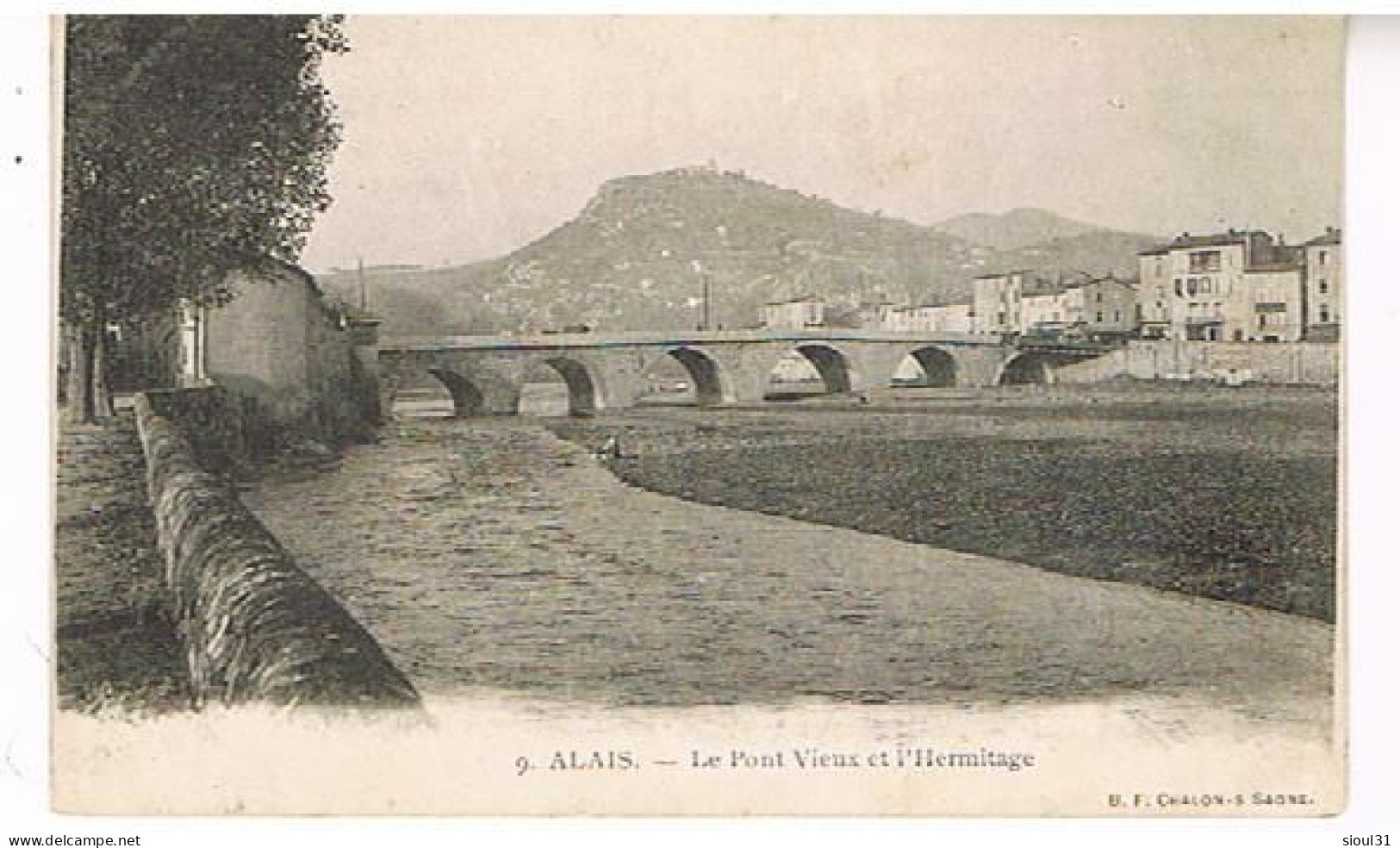 30 ALAIS ALES  LE PONT VIEUX  ET  L HERMITAGE - Alès