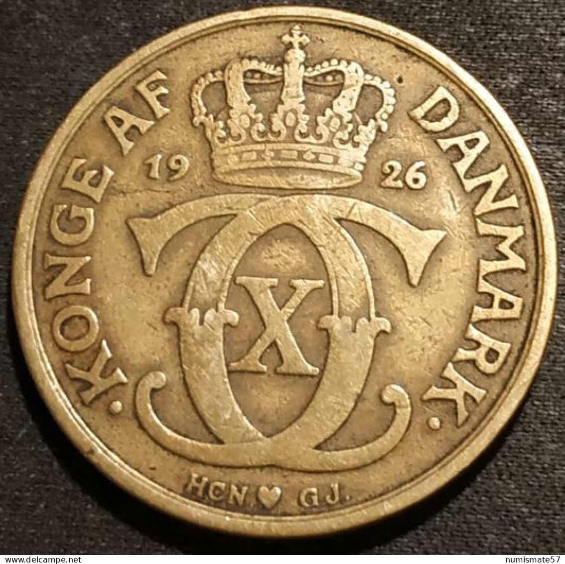 DANEMARK - DENMARK - 2 KRONER 1926 - Christian X - KM 825 - Denemarken